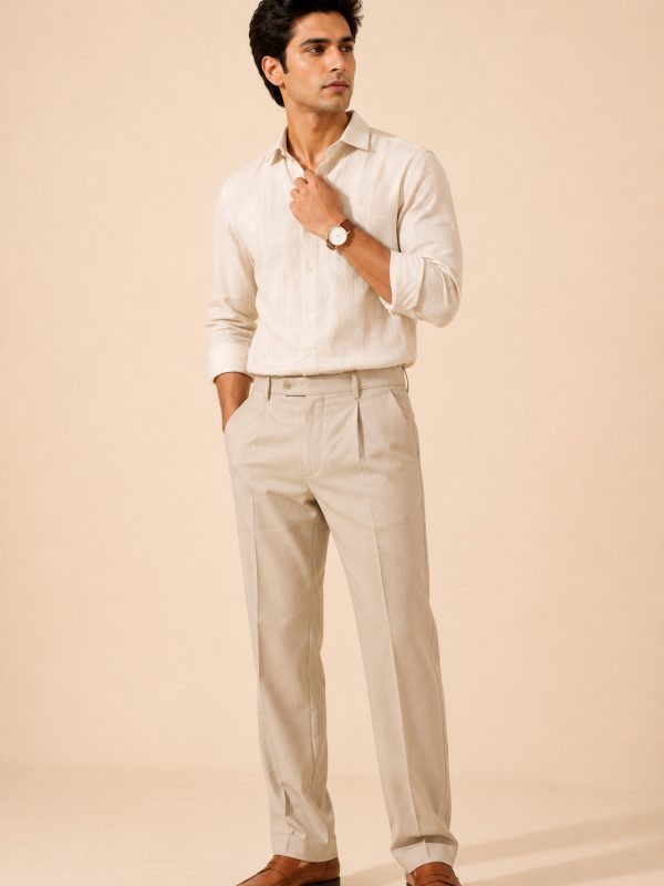 opulentchrono - Leather Strap Classic — Tan/White