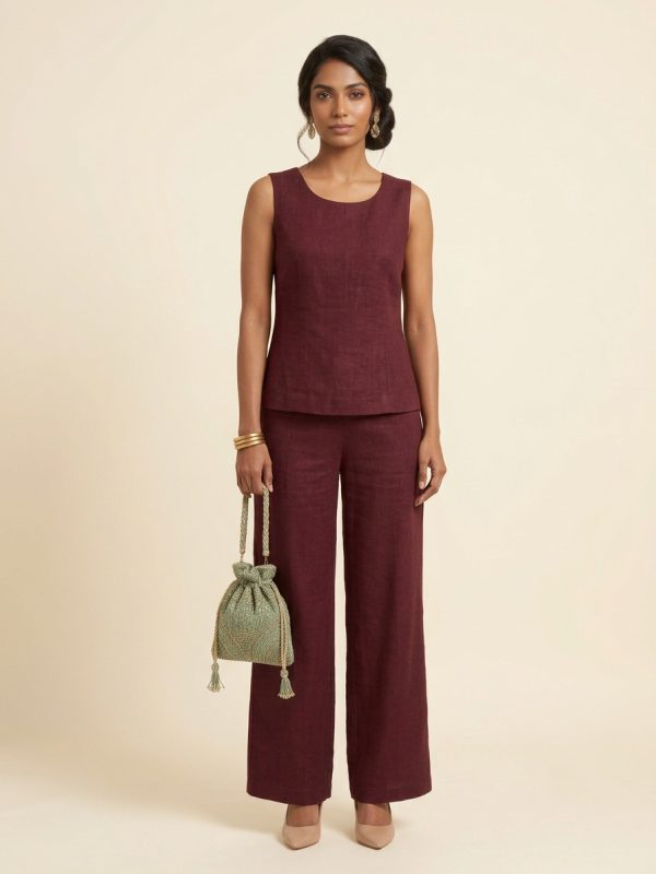 RAS Casuals - Beaded Potli Bag — Sage